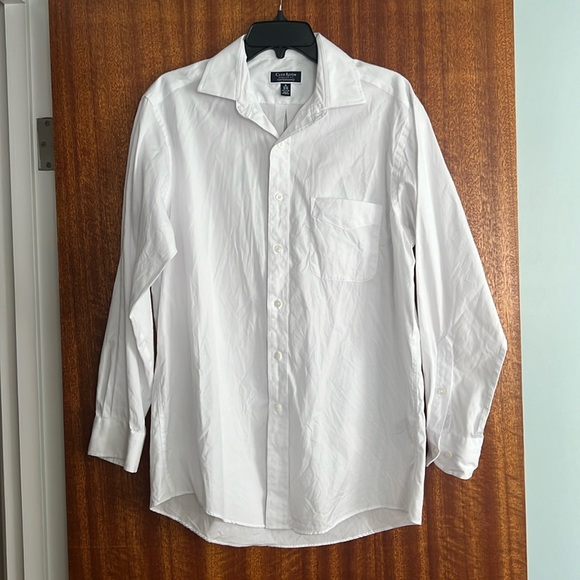 Mens button down dress shirt, worn once, no stains or tears size medium - Picture 1 of 3